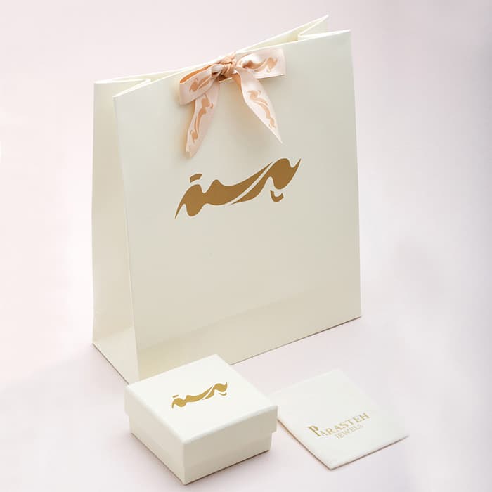 آویز ساعت طلا 18 عیار مدل نت گالری پرسته - تصویر 1